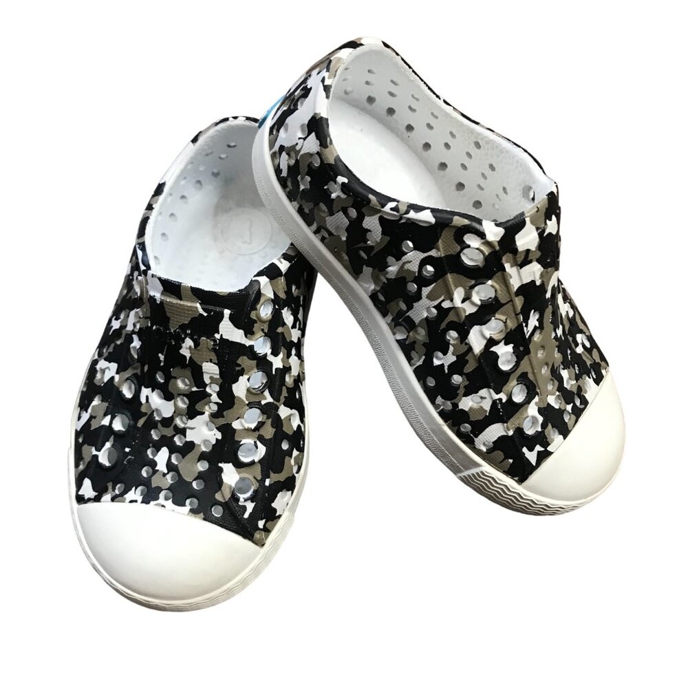 Native‎ Jefferson Child Shoes Unisex Baby Size 5 Camouflage Waterproof Slip-On